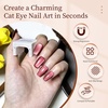 image:imageJODSONE 2Pcs Gel Nail Polish Set 10ml Black and White Gel PolishSoak Off LED U V Nail Gel Manicure All Seasons Gel Polish NailA001White