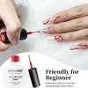 image:imageJODSONE 2Pcs Gel Nail Polish Set 10ml Black and White Gel PolishSoak Off LED U V Nail Gel Manicure All Seasons Gel Polish NailLB03