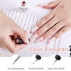 image:imageJODSONE 2Pcs Gel Nail Polish Set 10ml Black and White Gel PolishSoak Off LED U V Nail Gel Manicure All Seasons Gel Polish NailLB04