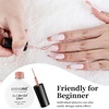 image:imageJODSONE 2Pcs Gel Nail Polish Set 10ml Black and White Gel PolishSoak Off LED U V Nail Gel Manicure All Seasons Gel Polish NailLB04