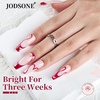 image:imageJODSONE 2Pcs Gel Nail Polish Set 10ml Black and White Gel PolishSoak Off LED U V Nail Gel Manicure All Seasons Gel Polish NailLB22