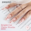 image:imageJODSONE 2Pcs Gel Nail Polish Set 10ml Black and White Gel PolishSoak Off LED U V Nail Gel Manicure All Seasons Gel Polish NailLB24