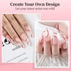 image:imageJODSONE 2Pcs Gel Nail Polish Set 10ml Black and White Gel PolishSoak Off LED U V Nail Gel Manicure All Seasons Gel Polish NailLB24