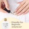 image:imageJODSONE 2Pcs Gel Nail Polish Set 10ml Black and White Gel PolishSoak Off LED U V Nail Gel Manicure All Seasons Gel Polish NailLX01