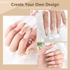 image:imageJODSONE 2Pcs Gel Nail Polish Set 10ml Black and White Gel PolishSoak Off LED U V Nail Gel Manicure All Seasons Gel Polish NailLX01