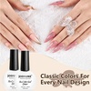 image:imageJODSONE 2Pcs Gel Nail Polish Set 10ml Black and White Gel PolishSoak Off LED U V Nail Gel Manicure All Seasons Gel Polish NailLX01LX02