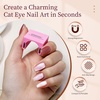 image:imageJODSONE 2Pcs Gel Nail Polish Set 10ml Black and White Gel PolishSoak Off LED U V Nail Gel Manicure All Seasons Gel Polish NailM2