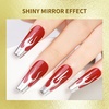 image:imageJODSONE 2pcs Metallic Nail Art Gel Liner Gold Mirror Chrome and Silvery 3D Effect Gel Nail Polish Thin Brush Metal Painted DIY at Home Salon Quality Gift for WomenGold  Sliver
