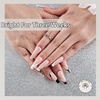 image:imageJODSONE 2pcs Metallic Nail Art Gel Liner Gold Mirror Chrome and Silvery 3D Effect Gel Nail Polish Thin Brush Metal Painted DIY at Home Salon Quality Gift for WomenWhite  Black