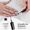 image:imageJODSONE Black Swirl Nail Art Liner Gel Polish10ml Classic Color 3D Nail Art Pens Effect Nail Print Design with Thin Brush for French Tips Manicure Painting DIY at Home  LB01