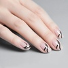 image:imageJODSONE Black Swirl Nail Art Liner Gel Polish10ml Classic Color 3D Nail Art Pens Effect Nail Print Design with Thin Brush for French Tips Manicure Painting DIY at Home  LB01