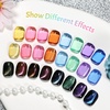 image:imageJODSONE Candy Jelly Gel Nail Polish Set 9 Colors Pink Purple Yellow Blue Green with Base Coat and Top Coat Sweet Dreamy Suitable for all Seasons