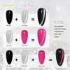 image:imageJODSONE Candy Jelly Gel Nail Polish Set 9 Colors Pink Purple Yellow Blue Green with Base Coat and Top Coat Sweet Dreamy Suitable for all Seasons