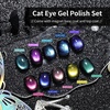 image:imageJODSONE Cat Eye Gel Nail Polish Set 10 Colors with Base Coat and Top Coat Magnetic Stick DIY Nail Art at Home10ColorCE16