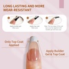 image:imageJODSONE Clear Builder Gel for Nails 10ml Nail Strengthener Gel for Nail Apex Extensions Repairing Thickening Hard Gel Polish Needs Nail Lamp Curing DIY Salon Nail Art