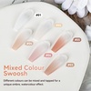 image:imageJODSONE Cushion Ombre Patting Gel Polish Kit 6 PCS Pink Blue Green for French Manicure DIY Nail Art with Soft Nail Sponges and Grabbing Pen Design Nail Art at Home6ColorPPG1