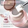 image:imageJODSONE Cushion Ombre Patting Gel Polish Kit 6 PCS Pink Blue Green for French Manicure DIY Nail Art with Soft Nail Sponges and Grabbing Pen Design Nail Art at Home6ColorPPG1