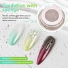 image:imageJODSONE Cushion Ombre Patting Gel Polish Kit 6 PCS Pink Blue Green for French Manicure DIY Nail Art with Soft Nail Sponges and Grabbing Pen Design Nail Art at Home6ColorPPG3