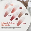 image:imageJODSONE Cushion Ombre Patting Gel Polish Kit 6 PCS Pink Blue Green for French Manicure DIY Nail Art with Soft Nail Sponges and Grabbing Pen Design Nail Art at Home6ColorPPG2