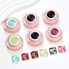 image:imageJODSONE Cushion Ombre Patting Gel Polish Kit 6 PCS Pink Blue Green for French Manicure DIY Nail Art with Soft Nail Sponges and Grabbing Pen Design Nail Art at Home6ColorPPG3