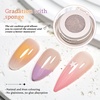 image:imageJODSONE Cushion Ombre Patting Gel Polish Kit 6 PCS Pink Blue Green for French Manicure DIY Nail Art with Soft Nail Sponges and Grabbing Pen Design Nail Art at Home6ColorPPG4