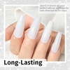 image:imageJODSONE Gel Nail Polish Pure White Glitter Pure White Gel Polish 10ml Nail Art Design Manicure Salon DIY Home All Seasons Neutral Soak Off U V Lamp