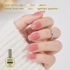 image:imageJODSONE Matte Gel Top Coat  165ml PowderResistant No Wipe Gel Top Coat for Chrome Powder Nail Art Smooth Matte Finish U V Curing RequiredG0207