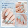 image:imageJODSONE Ocean Wave Blooming Gel Nail Polish165ml Wave White Blooming Liquid for Spreading Wave EffectHigh Fluidity Wave Textures for DIY Nail Art DesignApplied Over Uncured Base GelB1506