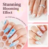 image:imageJODSONE Poke Gel Nail Polish Set 8 Colors with Professional Poke Base Coat Top Coat Wooden Nail Stick for Painting Gel Paint for Nails Art Design for Drawing Letters Patterns Wave Flower