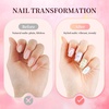 image:imageJODSONE Poke Gel Nail Polish Set 8 Colors with Professional Poke Base Coat Top Coat Wooden Nail Stick for Painting Gel Paint for Nails Art Design for Drawing Letters Patterns Wave Flower
