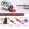 image:imageJODSONE Red Gel Nail Polish 1Pc 15ml Soak Off U V LED Gel Polish Nail Art Design Manicure Salon DIY At Home