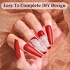 image:imageJODSONE Red Gel Nail Polish 1Pc 15ml Soak Off U V LED Gel Polish Nail Art Design Manicure Salon DIY At Home