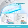image:imageJODSONE U V LED Nail Lamp with Base Coat Top Coat Set Nail Dryer for Gel Polish for Nails with Automatic Sensor amp 4 TimersM001