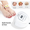image:imageJODSONE U V LED Nail Lamp with Base Coat Top Coat Set Nail Dryer for Gel Polish for Nails with Automatic Sensor amp 4 TimersM001
