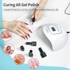 image:imageJODSONE U V LED Nail Lamp with Base Coat Top Coat Set Nail Dryer for Gel Polish for Nails with Automatic Sensor amp 4 TimersM001