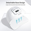 image:imageJODSONE U V LED Nail Lamp with Base Coat Top Coat Set Nail Dryer for Gel Polish for Nails with Automatic Sensor amp 4 TimersM001