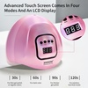 image:imageJODSONE U V LED Nail Lamp with Base Coat Top Coat Set Nail Dryer for Gel Polish for Nails with Automatic Sensor amp 4 TimersM002
