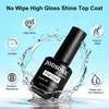 image:imageJODSONE U V LED Nail Lamp with Base Coat Top Coat Set Nail Dryer for Gel Polish for Nails with Automatic Sensor amp 4 TimersM003