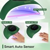 image:imageJODSONE U V LED Nail Lamp with Base Coat Top Coat Set Nail Dryer for Gel Polish for Nails with Automatic Sensor amp 4 TimersM007