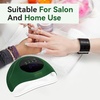 image:imageJODSONE U V LED Nail Lamp with Base Coat Top Coat Set Nail Dryer for Gel Polish for Nails with Automatic Sensor amp 4 TimersM007