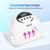 image:imageJODSONE U V LED Nail Lamp with Base Coat Top Coat Set Nail Dryer for Gel Polish for Nails with Automatic Sensor amp 4 TimersM009
