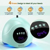 image:imageJODSONE U V LED Nail Lamp with Base Coat Top Coat Set Nail Dryer for Gel Polish for Nails with Automatic Sensor amp 4 TimersM010