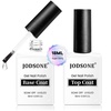 image:imageJODSONE 2 Bottles 18ml Top Coat Base Coat Gel Polish Set Compatible for Nail Salon Bright Surface Girl Gift and At Home DIY Need U V Lamp Curing18MLBT1