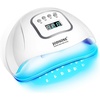 image:imageJODSONE U V LED Nail Lamp with Base Coat Top Coat Set Nail Dryer for Gel Polish for Nails with Automatic Sensor amp 4 TimersM001