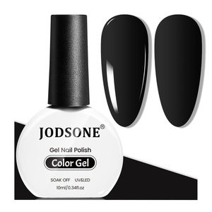image:imageJODSONE 10ml Black Gel Nail Polish Black Gel Polish Soak Off Led Gel Polish Nail Art Manicure Salon Diy Need U V LampB01
