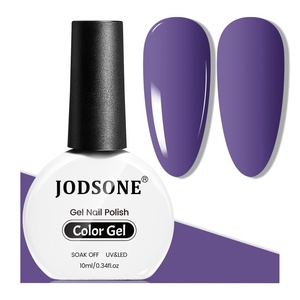 image:imageJODSONE 10ml Gel Nail Polish Dark Purple Gel Polish Lavender Purple High Gloss Soak Off U V Nail Manicure Salon DIY at Home