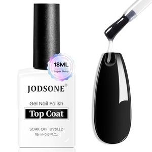 image:imageJODSONE 2 Bottles 18ml Top Coat Base Coat Gel Polish Set Compatible for Nail Salon Bright Surface Girl Gift and At Home DIY Need U V Lamp Curing18MLT1