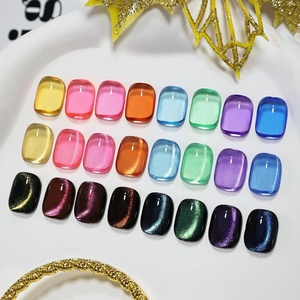 image:imageJODSONE Candy Jelly Gel Nail Polish Set 9 Colors Pink Purple Yellow Blue Green with Base Coat and Top Coat Sweet Dreamy Suitable for all Seasons