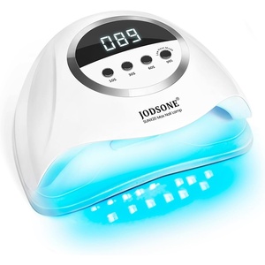 image:imageJODSONE U V LED Nail Lamp with Base Coat Top Coat Set Nail Dryer for Gel Polish for Nails with Automatic Sensor amp 4 TimersM009