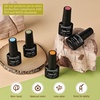 image:imageJODSONE 100 PCS Gel Nail Polish Kit No Wipe Soak off Base Coat and Matte Glossy Top Coat Gel Polish Collections for Salon and Home DIY Use0 Fl Oz Pack of 100